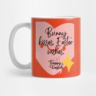 bunny kisses easter wishes Mug